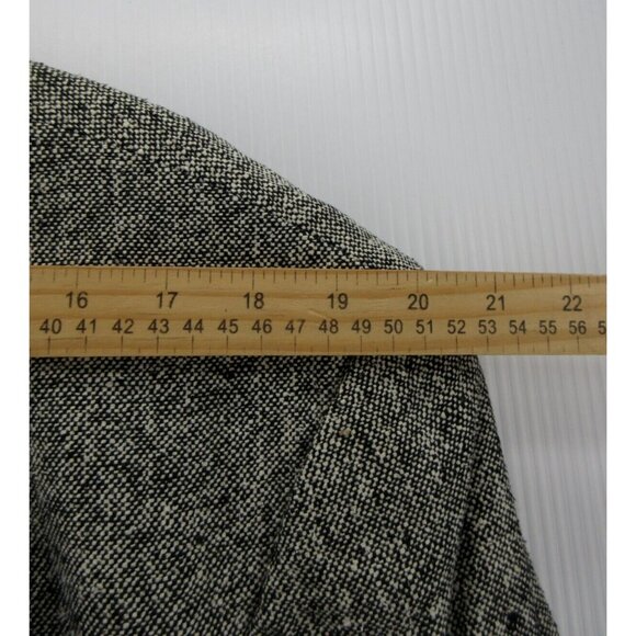 VINTAGE Lands End Sport Coat 44 Long Matka Silk Tweed Blazer 90s - Picture 7 of 12